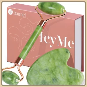 G Green Gua Sha & Jade Roller Set – Facial Massage