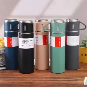 500ML Stainless Steel Insulated Travel Mug & Vacuum Thermos Coffee Tumbler
