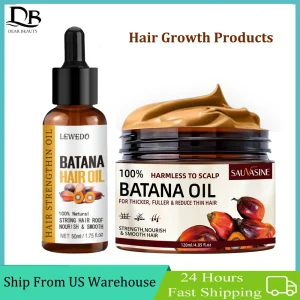 Batana Oil Hair Growth Treatment & Natural Anti-Hair Loss & Strengthening Conditioner